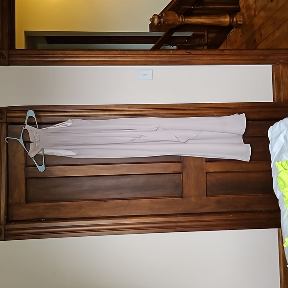 Calvin Klein baby pink gown - Picture 1 of 3